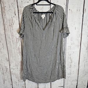 Caslon plaid shirt dress